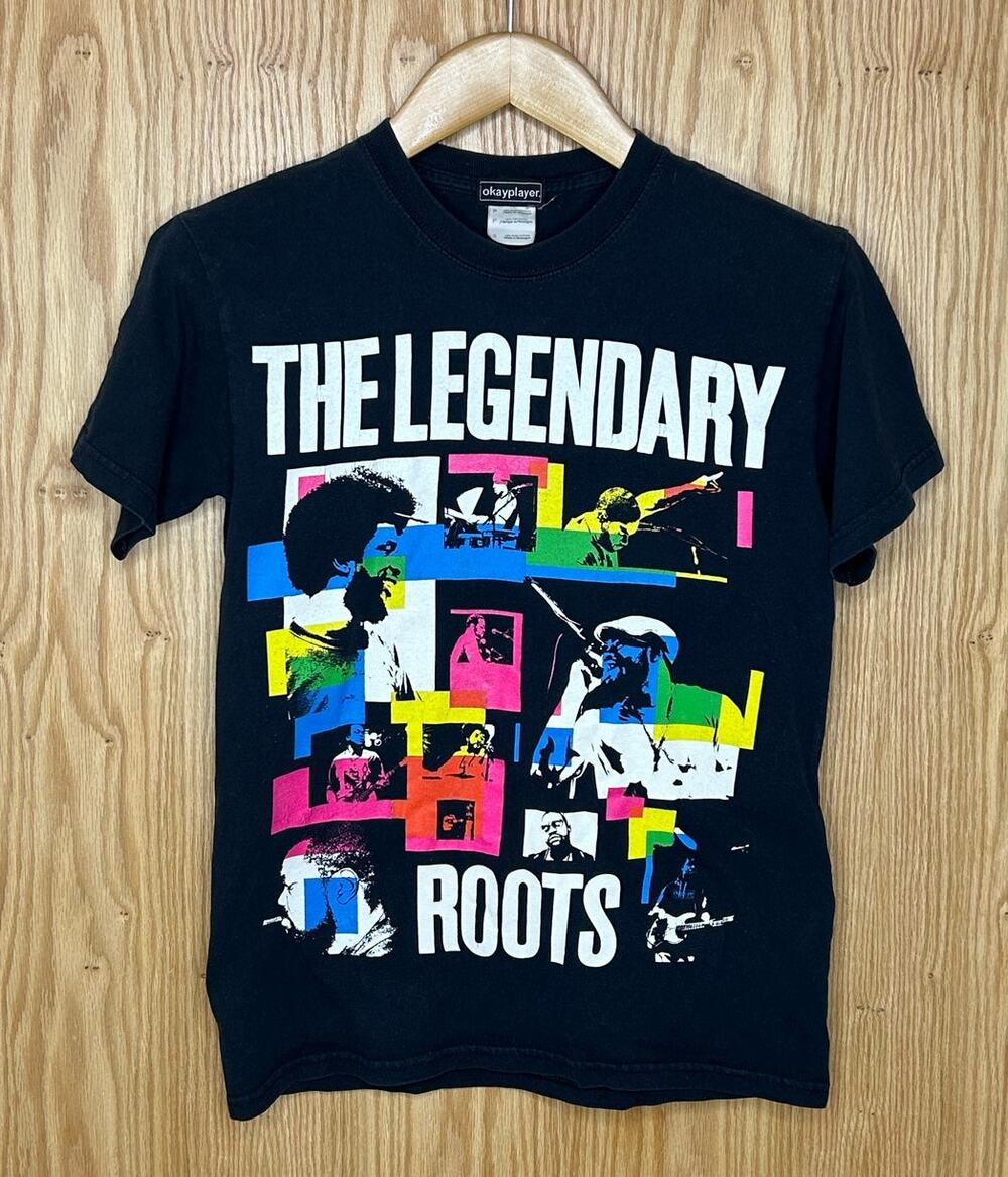 Vintage The Legendary Roots Band T-Shirt Okayplayer Small Black